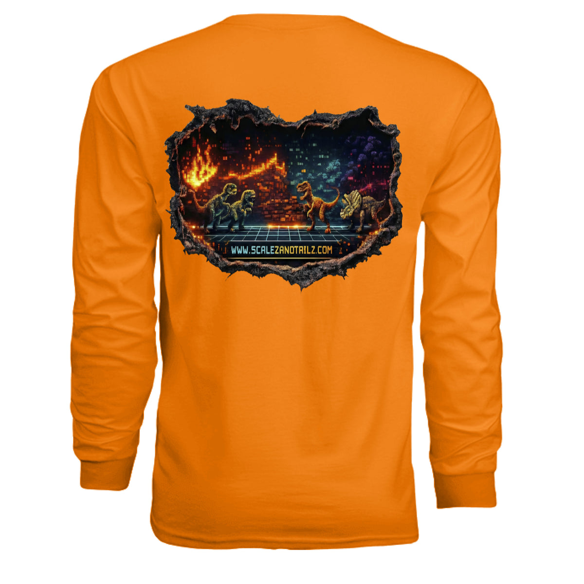 SAFETY ORANGE - BACK