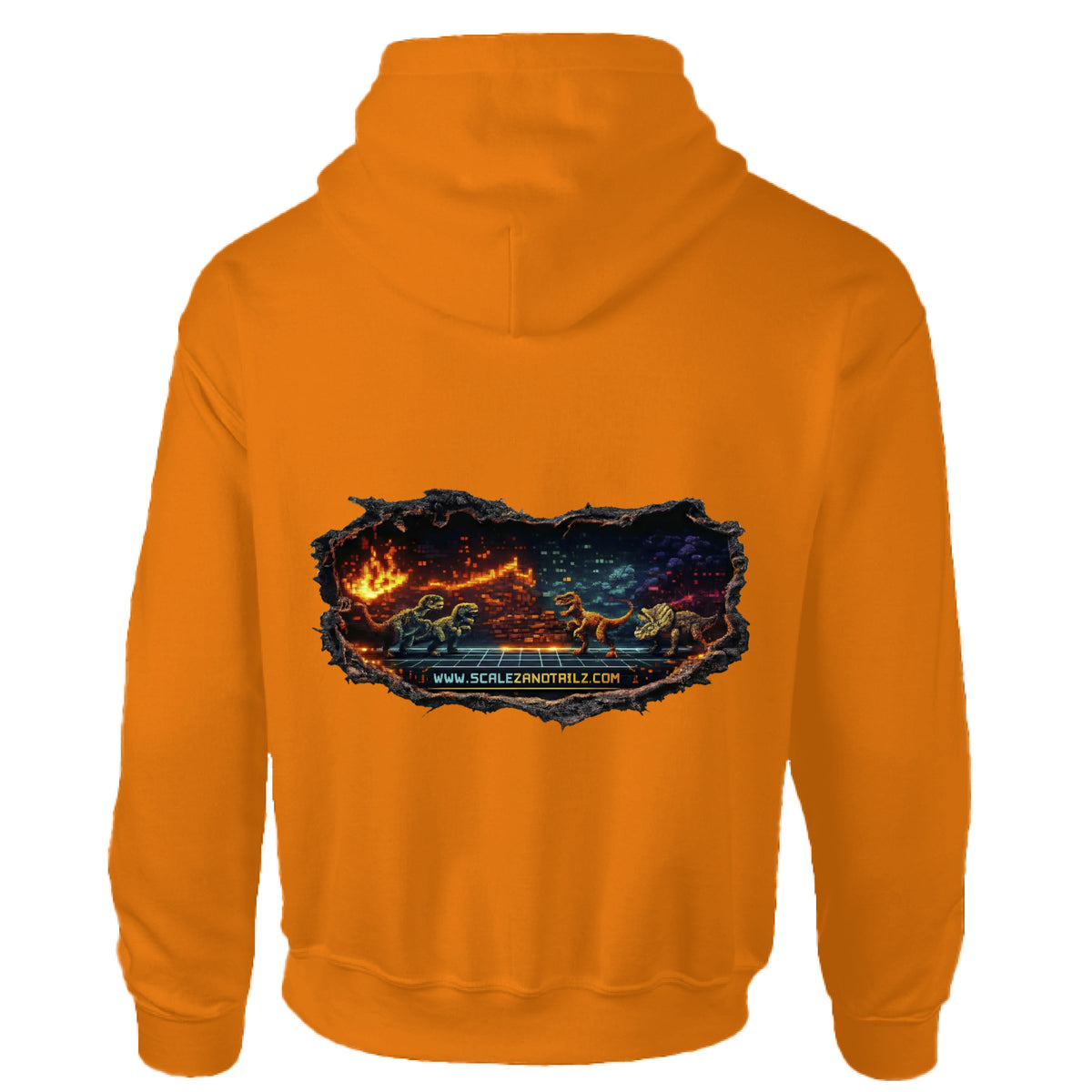 SAFETY ORANGE - BACK