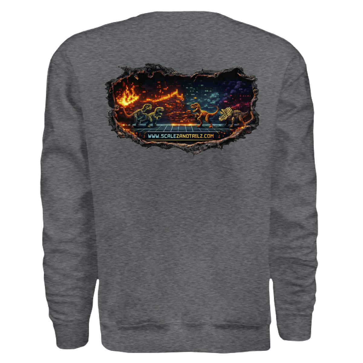 DARK HEATHER - BACK