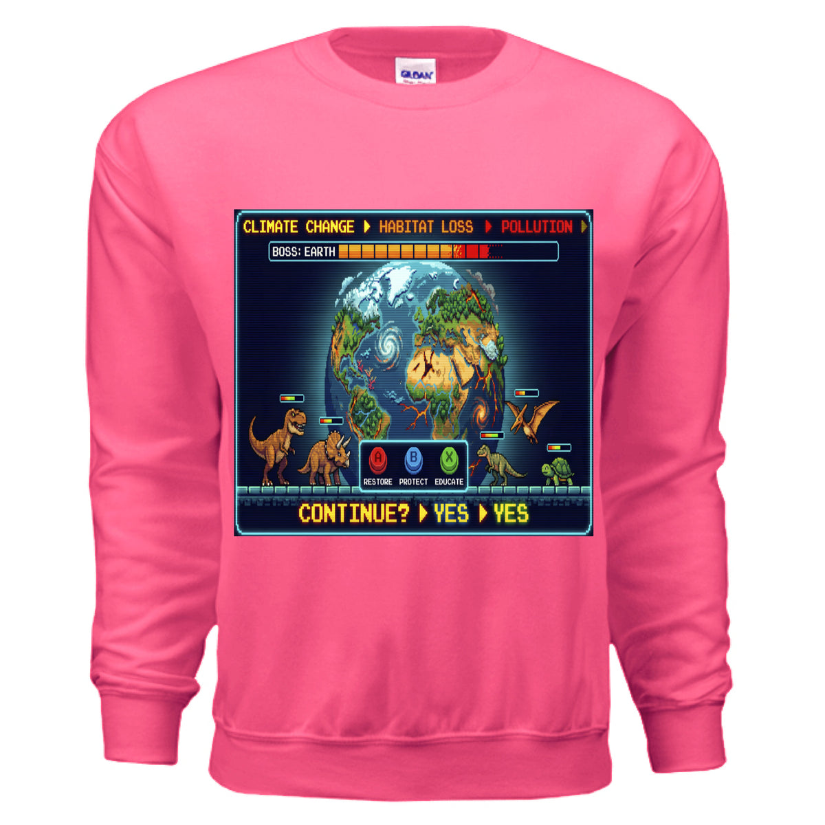 SAFETY PINK - FRONT