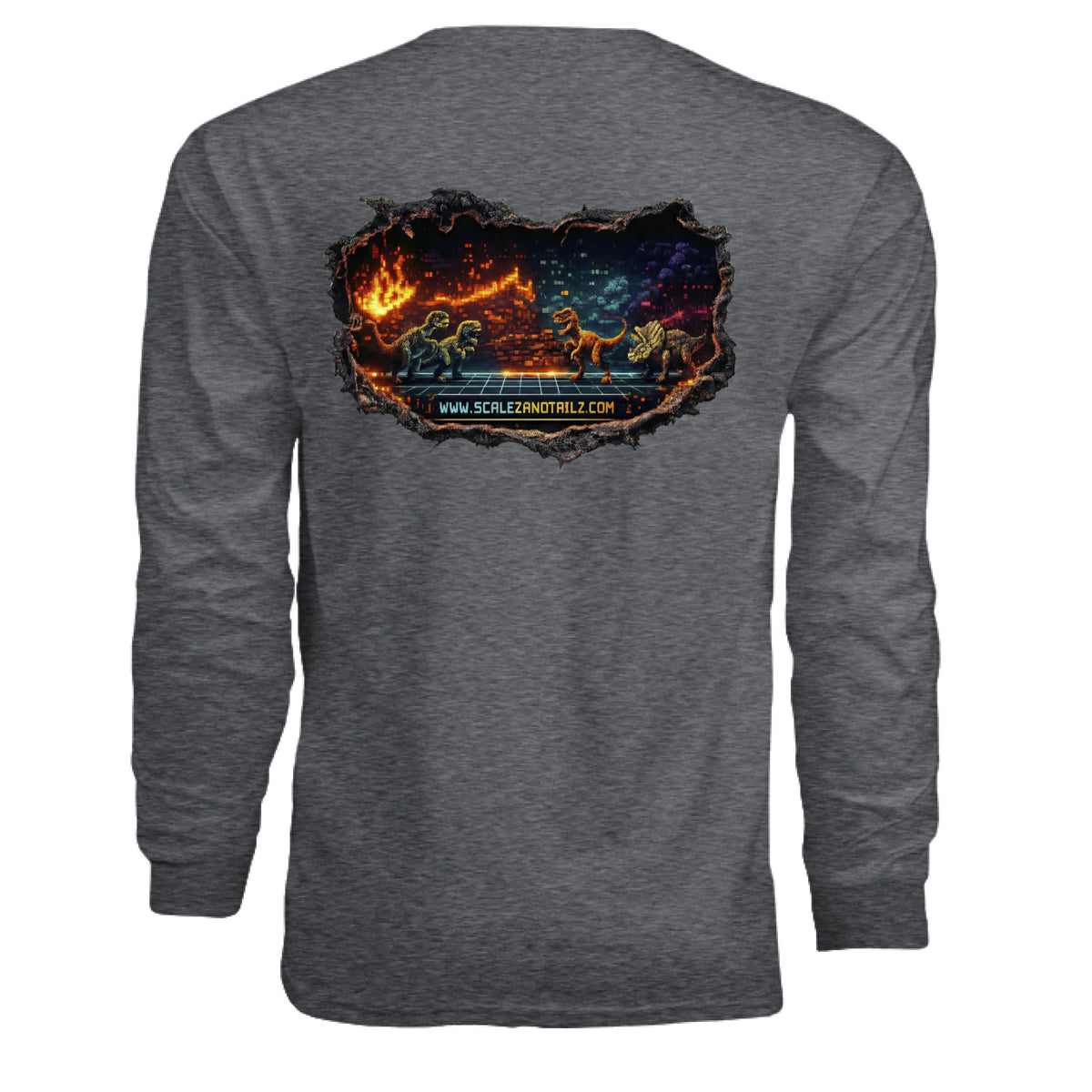 DARK HEATHER - BACK