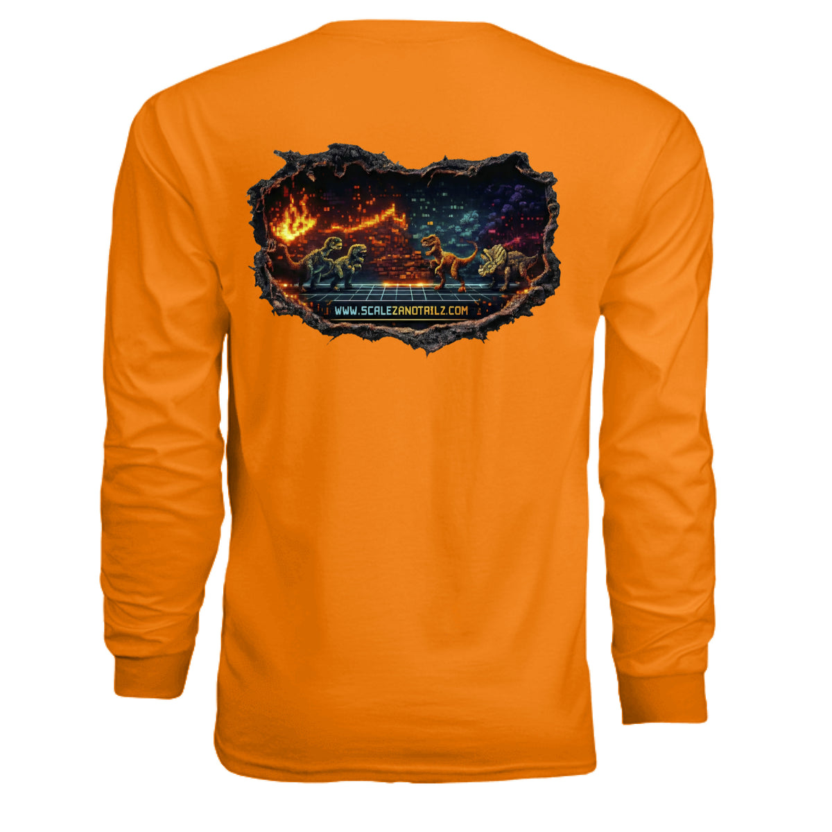 SAFETY ORANGE - BACK