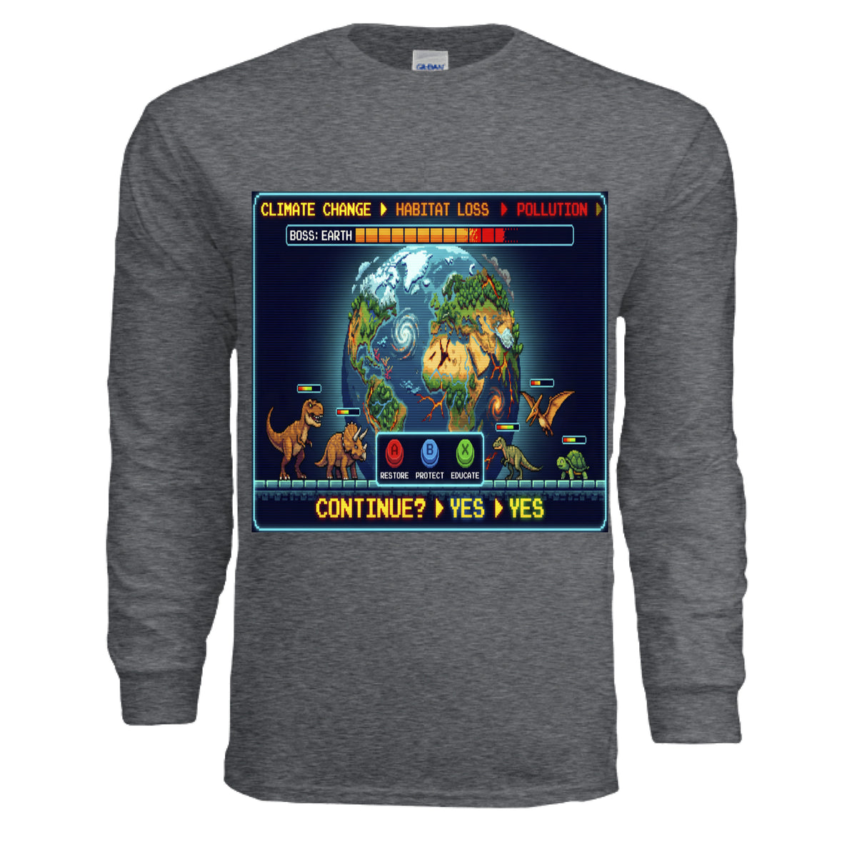 DARK HEATHER - FRONT