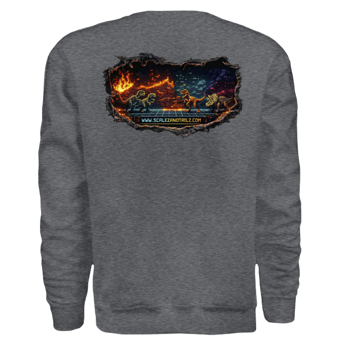 DARK HEATHER - BACK