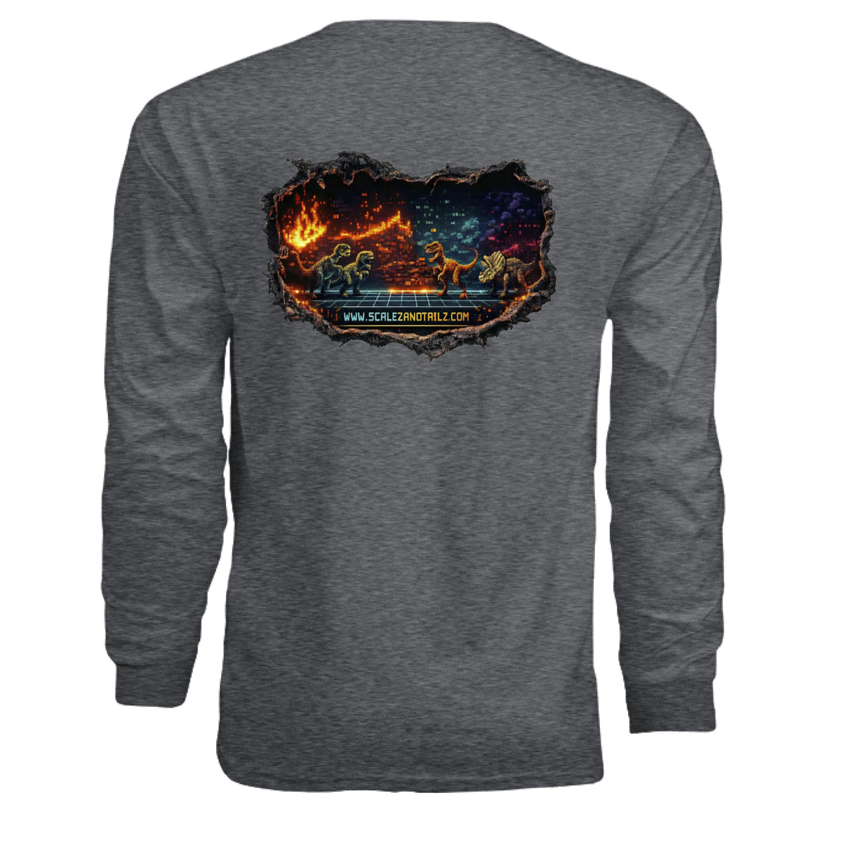 DARK HEATHER - BACK