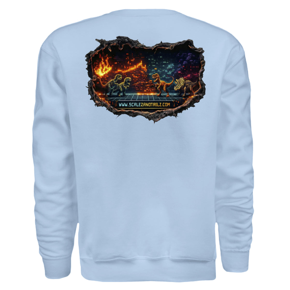 LIGHT BLUE - BACK