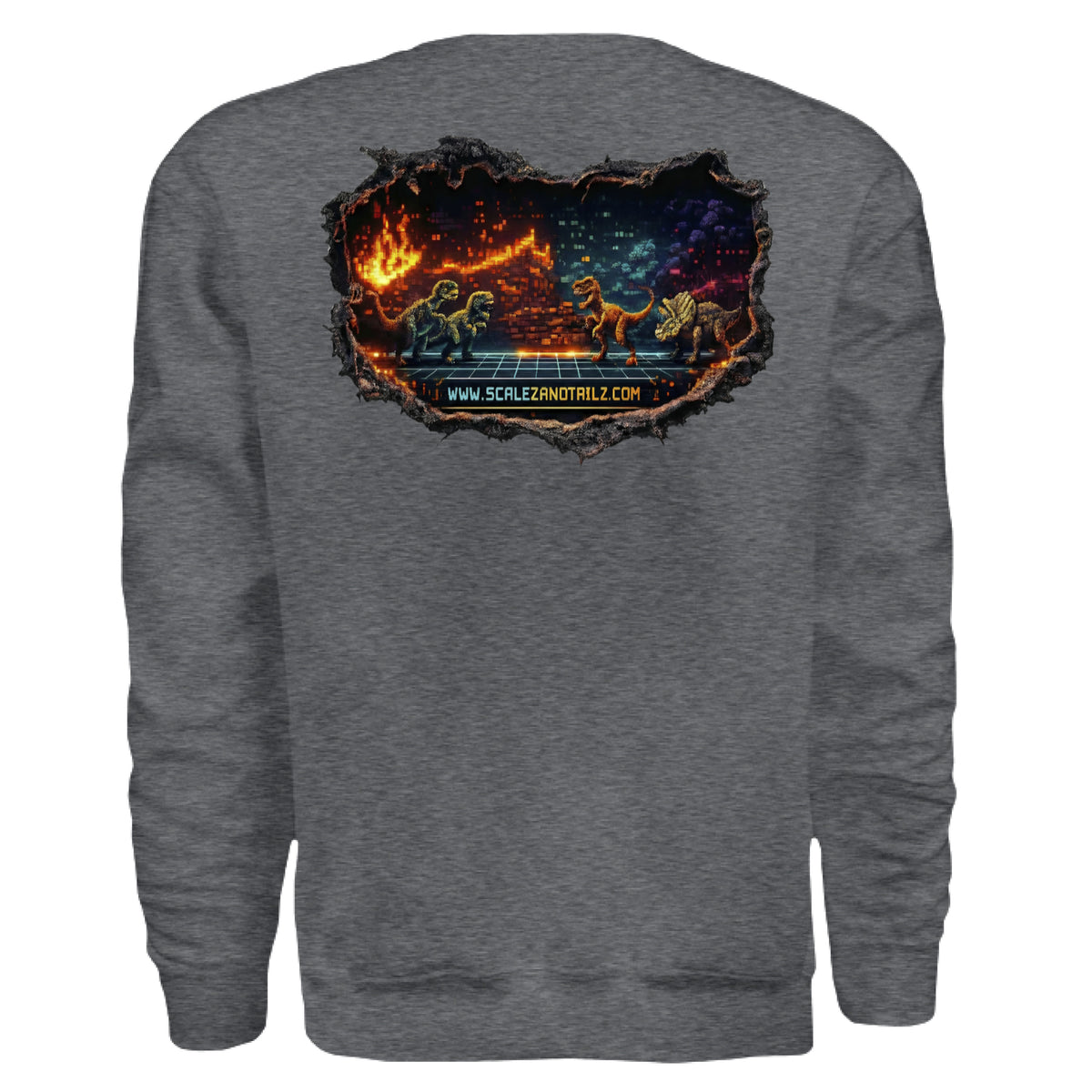 DARK HEATHER - BACK