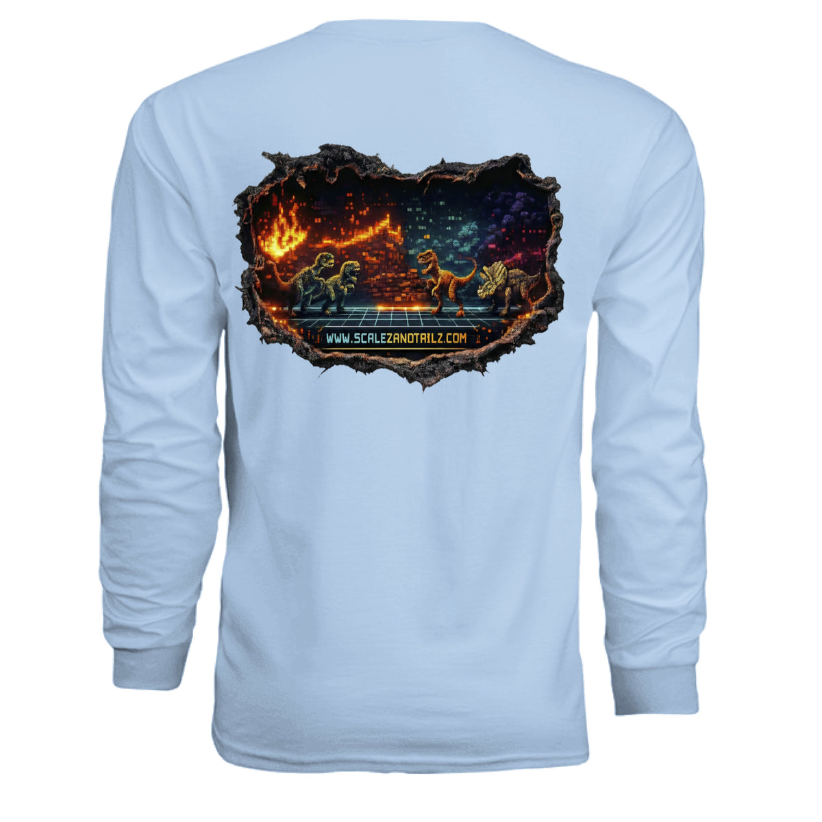 LIGHT BLUE - BACK