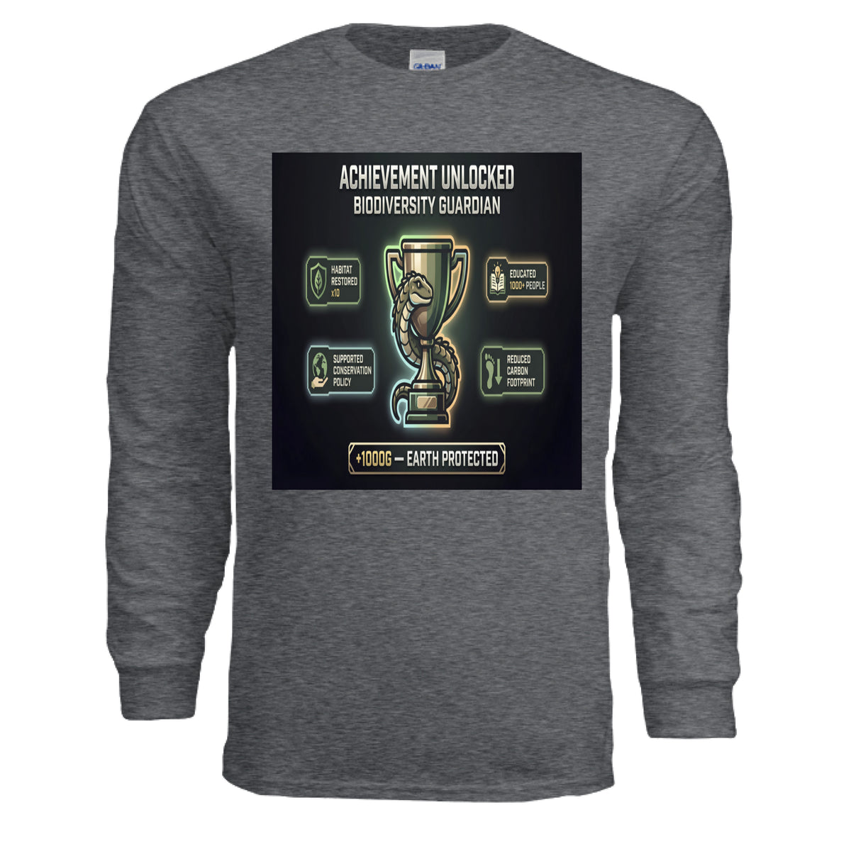 DARK HEATHER - FRONT